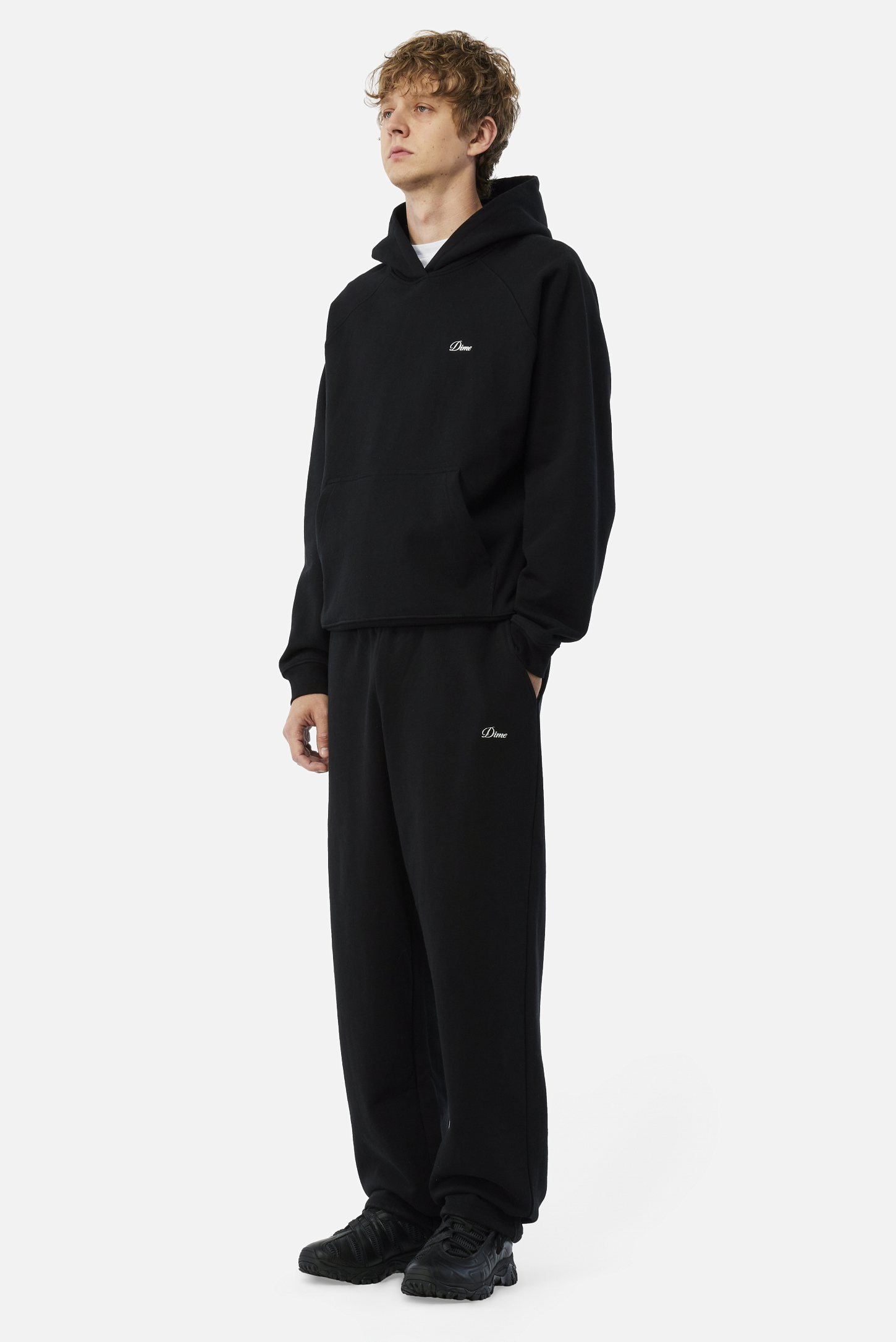 Cursive Small Logo Hoodie