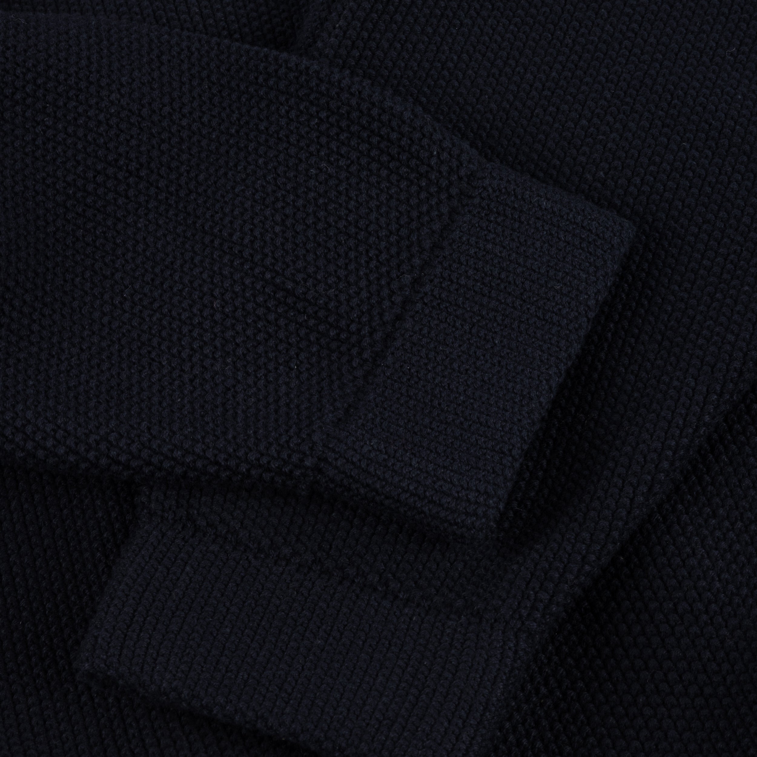 Knitted Pique Zip Sweater