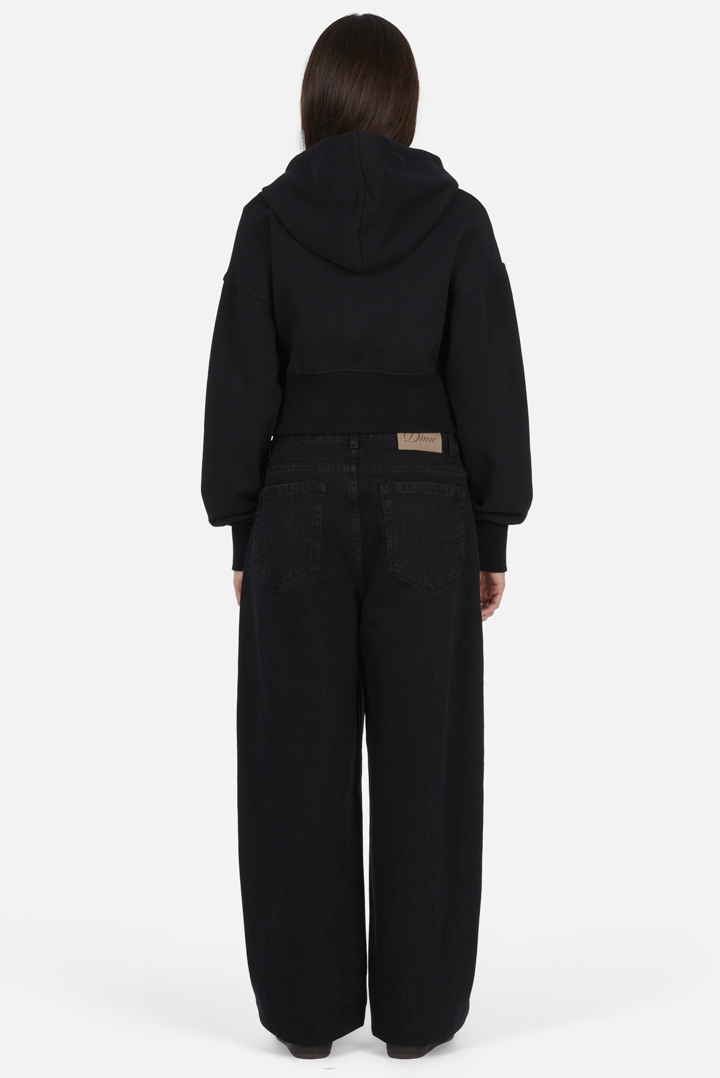 Cropped Zip Hoodie
