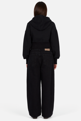 Cropped Zip Hoodie