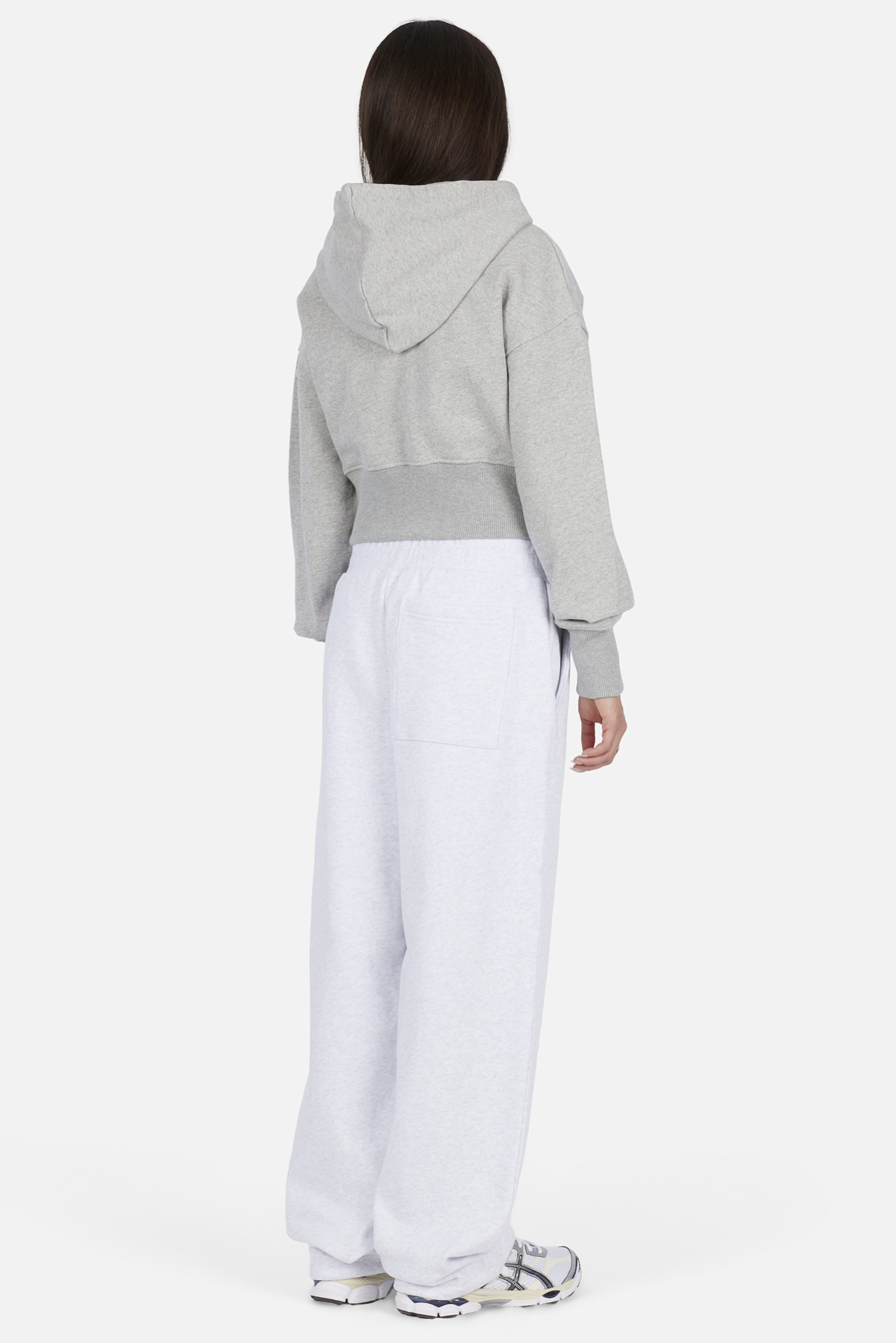 Cropped Zip Hoodie